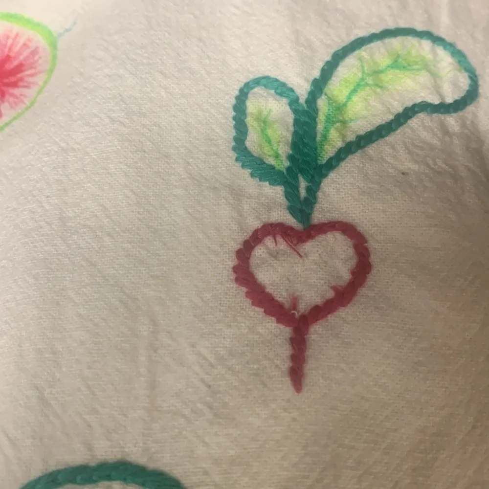 Anthropologie “ your so radish” dish towel